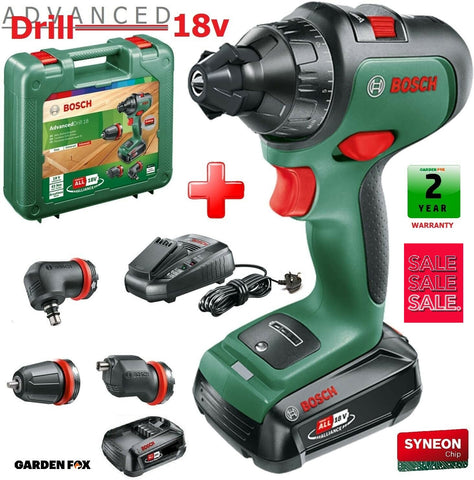 SALE PRICE - £175.97 - BOSCH AdvancedDRILL18 2.5AH 18V 3 Attachments 06039B5075 4053423225006