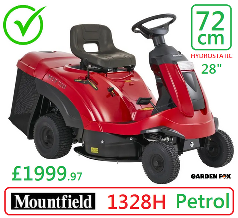 SALE PRICE - £1999.97* - CLICK & COLLECT or visit & purchase in store for local delivery * - new MOUNTFIELD 1328H Hydrostatic Transmission Key Start Ride on MOWER RO - £1999.97
