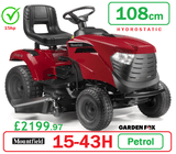 SALE PRICE - £2199.97* CLICK & COLLECT or visit & purchase in store for local delivery * - new MOUNTFIELD 1543H 2T1210483/M25 Hydrostatic Transmission Key Start Ride on MOWER Side DISCHARGE 42"/108cm RO