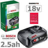SALE best PRICE £54.97 Bosch GREENTOOL 18V 2.5AH Lithium ION Battery 1600A005B0 3165140821629