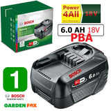 SALE best PRICE  - £99.97 - BOSCH GREENTOOL 18V 6.0AH Lithium ION Battery 1600A00DD7 3165140843010  **** PAY PAL & AMEX payments ONLY online or call free on 0800 731 7008 to pay via VISA MASTERCARD ****