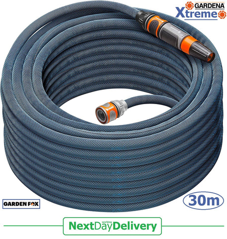 new £69.97 GARDENA Xtreme LIANO GardenWATER HOSE Set 30m 18477-20 4066407501881