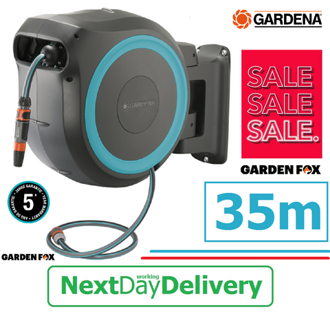 SALE best PRICE - £169.97 - GARDENA 35m Wall Mounted Roll Up Hose Box - 18630-20 - 4078500052061 **** PAY PAL & AMEX payments ONLY or call 0800 731 7008 to pay via VISA MASTERCARD ****
