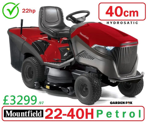 SALE best PRICE - £3299.97* CLICK & COLLECT or visit & purchase in store for local delivery * - new MOUNTFIELD 2240H -SD Collector OR Mulcher Hydrostatic Transmission Key Start Ride on MOWER 40"/102cm 2T0980483/M25 RO