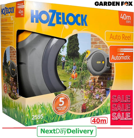 SALE best PRICE - £147.97 - Original HOZELOCK AUTOREEL 40 Metres 2595 100-001-145 - 5010646053082 **** PAYPAL payments ONLY online **** for ALL CARD PAYMENTS call our sales team on - 01787 313488 - to pay via VISA MASTERCARD AMEX  ****