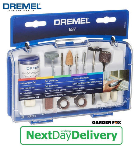 new £21.97 Dremel 687 Multi-Purpose Accessory SET - 26150687JA - 8710364029105
