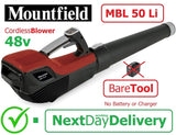 Genuine BARE TOOL - £87.97 - MOUNTFIELD MBL50Li 48v Axiel BATTERY BLOWER 278500003/M21 8008984842830 LV **** PAYPAL payments ONLY online **** for ALL CARD PAYMENTS call our sales team free on 01787 313488 to pay via VISA MASTERCARD AMEX  ****