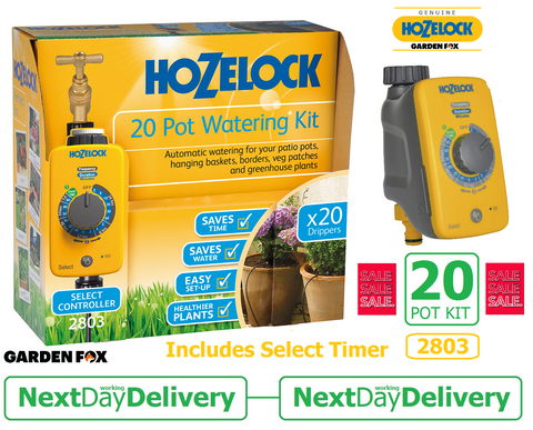 SALE best PRICE - £54.97 HOZELOCK - 20 Pot WATERING KIT - 2803 - 5010646061100 **** PAYPAL & AMEX payments ONLY online or call free on 0800 731 7008 to pay via VISA MASTERCARD ****