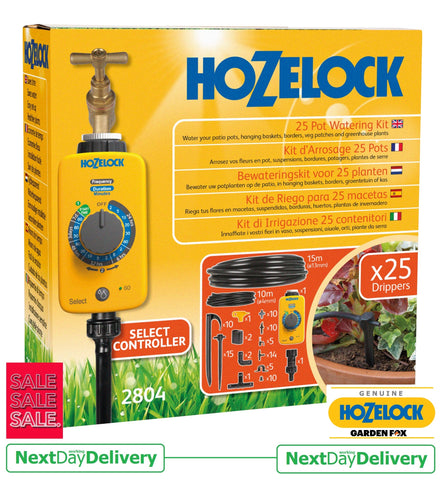 SALE best PRICE - £73.97 - HOZELOCK - 25 Pot WATERING KIT - 2804 100-001-402 - 5010646057615 **** PAYPAL & AMEX payments ONLY online or call free on 0800 731 7008 to pay via VISA MASTERCARD ****