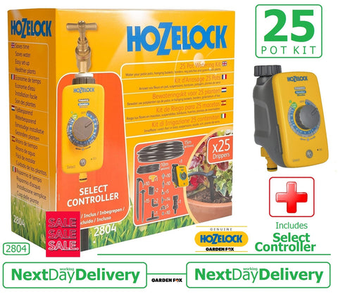 SALE best PRICE - £73.97 - HOZELOCK - 25 Pot WATERING KIT - 2804 100-001-402 - 5010646061117 **** PAYPAL & AMEX payments ONLY online or call free on 0800 731 7008 to pay via VISA MASTERCARD ****
