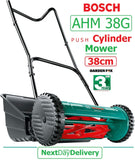 SALE best PRICE - £64.97 - BOSCH AHM38G 15" Hand Push Cylinder Mower 0600886103 3165140578929 LA