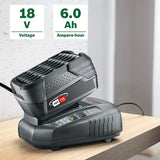 SALE best PRICE  - £99.97 - BOSCH GREENTOOL 18V 6.0AH Lithium ION Battery 1600A00DD7 3165140843010  **** PAY PAL & AMEX payments ONLY online or call free on 0800 731 7008 to pay via VISA MASTERCARD ****