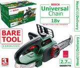 SALE best PRICE - BARE TOOL £109.97 BOSCH UniversalCHAIN 18 Cordless CHAINSAW 06008B8001 3165140925648 BARE TOOL CS