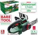 SALE best PRICE - BARE TOOL £109.97 BOSCH UniversalCHAIN 18 Cordless CHAINSAW 06008B8001 3165140925648 BARE TOOL CS