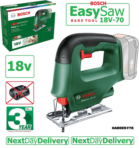 SALE PRICE - £59.97 new BARETOOL BOSCH EasySAW 18V-70 Cordless Jigsaw 0603012000 4053423229912 **** PAYPAL payments ONLY online **** for ALL CARD PAYMENTS call our sales team on - 01787 313488 - to pay via VISA MASTERCARD AMEX  ****