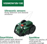 SALE best PRICE - £323.97 -  new BOSCH VisiMOW 18V-100 Autonomous ROBOT MOWER - 06008E1070 4053423706550 LA RO