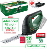 SALE best PRICE - £79.97 - BARE - BOSCH Advanced SHEAR 18V-10 Grass Hedge SHEARS 0600857001 4059952558417 HEC **** PAYPAL payments ONLY online **** for ALL CARD PAYMENTS call our sales team on - 01787 313488 - to pay via VISA MASTERCARD AMEX  ****