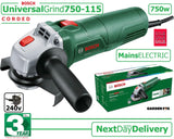 SALE best PRICE - £49.97 - BOSCH UniversalGRIND 750-115 240v Grinder 115mm 06033E2070 4059952603841