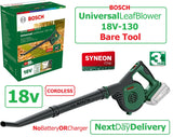 SALE best PRICE - £58.97 - BARE TOOL - BOSCH Universal LEAF Blower 18V-130 (18V) 06008A0601 4059952631585 LV
