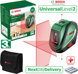 SALE BEST PRICE - £72.97 - BOSCH Universal - LEVEL 2 SET ( Inc Tripod ) 0603663802 4059952647951 - ******PAY PAL & AMEX payments ONLY or call 0800 731 7008 to pay via VISA MASTERCARD*******