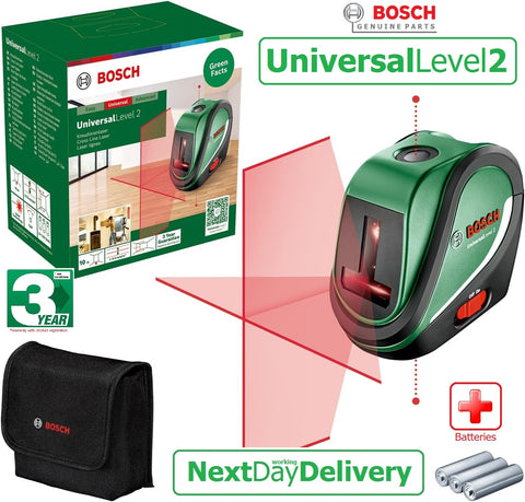 SALE BEST PRICE - £72.97 - BOSCH Universal - LEVEL 2 SET ( Inc Tripod ) 0603663802 4059952647951 - ******PAY PAL & AMEX payments ONLY or call 0800 731 7008 to pay via VISA MASTERCARD*******