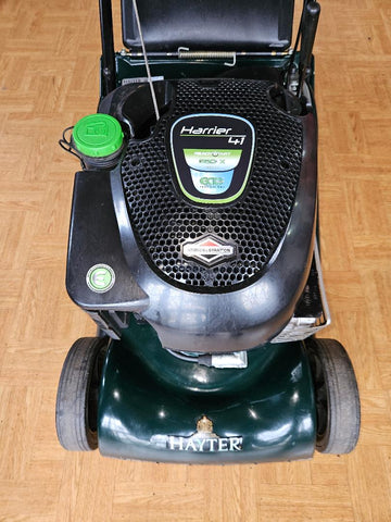 Secondhand - £247.97 * CLICK & COLLECT OR VISIT & PURCHASE IN STORE *  Hayter Harrier 41 PUSH Rear Roller Alloy Deck Mower 2017 - Code 410H