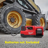 SALE best PRICE - BARE TOOL £149.97 - MILWAUKEE M18BI-0 Twin DUEL Battery TYRE AIR INFLATOR 4933478706 4058546348991