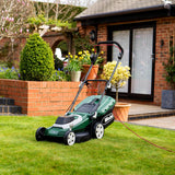 SALE best PRICE - £169.99 - WEBB Mains 240V Corded ROLLER Electric Lawnmower 16" 40cm WEER40RR 5055661905428