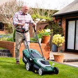 SALE best PRICE - £169.99 - WEBB Mains 240V Corded ROLLER Electric Lawnmower 16" 40cm WEER40RR 5055661905428