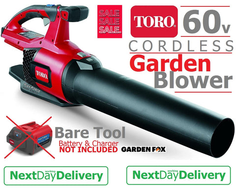 SALE best PRICE - £114.97 BARE TOOL TORO MAX 60V Cordless Brushless Garden BLOWER 51825T 9310317982731  **** PAYPAL & AMEX payments ONLY online or call free on 0800 731 7008 to pay via VISA MASTERCARD ****