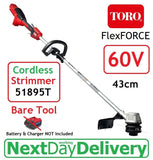 SALE best PRICE - £158.97 TORO FlexFORCE BARE TOOL 51895T 60V 43cm Strimmer 9310317989830 BCH **** PAYPAL payments ONLY online **** for ALL CARD PAYMENTS call our sales team on - 077 868 10644 - to pay via VISA MASTERCARD AMEX  ***