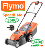 SALE best PRICE £102.97 FLYMO Speedi-Mo 360C Mains Corded 240V Electric Lawnmower 7391736343060 LA