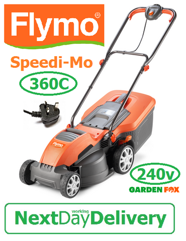 SALE best PRICE £102.97 FLYMO Speedi-Mo 360C Mains Corded 240V Electric Lawnmower 7391736343060 LA