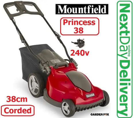 SALE best PRICE - £174.97 - MOUNTFIELD Princess 38 240v Mains Electric Mower 294380063/M21 8008984843028 LA **** PAYPAL payments ONLY online **** for ALL CARD PAYMENTS call our sales team on - 01787 313488 - to pay via VISA MASTERCARD AMEX  ****