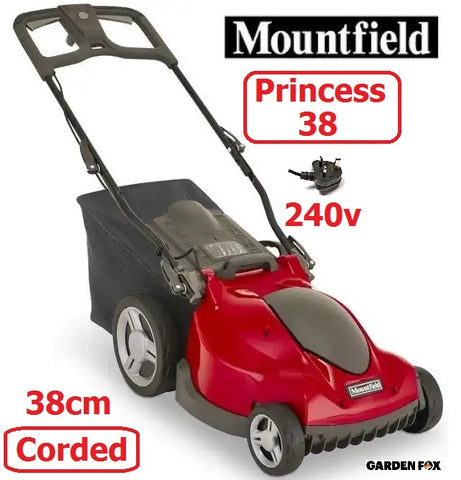 SALE best PRICE - £179.97 - MOUNTFIELD Princess 38 240v Mains Electric Mower 294380063/M21 8008984843028 LA