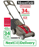 SALE best PRICE - £279.97 - MOUNTFIELD Princess 34Li Kit Cordless Lawnmower 294346063/M21 8008984843097 LA
