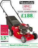 SALE best PRICE - £188.97 - MOUNTFIELD HP41 Push Petrol 15" Lawnmower 297411043/M21 - 8008984844964 LA **** PAYPAL & AMEX payments ONLY online or call free on 0800 731 7008 to pay via VISA MASTERCARD ****