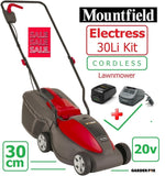 SALE best PRICE - £159.97 - MOUNTFIELD Electress 30Li KIT 20V Cordless Lawnmower 291302063/M21 8008984845152 LA **** PAYPAL & AMEX payments ONLY online or call free on 0800 731 7008 to pay via VISA MASTERCARD ****