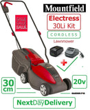 SALE best PRICE - £159.97 - MOUNTFIELD Electress 30Li KIT 20V Cordless Lawnmower 291302063/M21 8008984845152 LA **** PAYPAL & AMEX payments ONLY online or call free on 0800 731 7008 to pay via VISA MASTERCARD ****