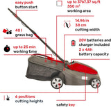 SALE best PRICE - £204.97 - MOUNTFIELD Electress 38Li Kit Cordless Lawnmower 291382063/M21 8008984846333  LA  **** PAYPAL & AMEX payments ONLY online or call free on 01787 313488 to pay via VISA MASTERCARD ****