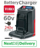 new £79.97 TORO Flex-FORCE 60V - 5 AMP BATTERY CHARGER - 81805 9310317818052