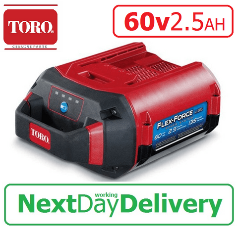 new TORO FLEX-Force BATTERY 60V 2.5AH 81825 9301317818252