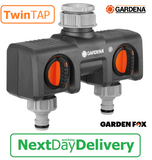 new £27.97 GARDENA Twin-Tap Connector 8193-20 4078500819305