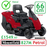SALE PRICE - £1549.97* - MOUNTFIELD 827M - CLICK & COLLECT or visit & purchase in store for local delivery* - Mountfield 827M 66cm Ride On Mower Manual Transmission LA RO