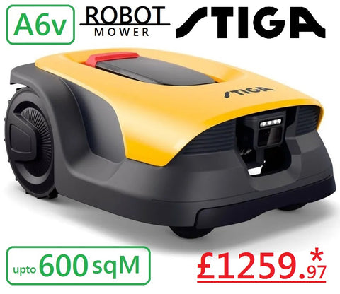 SALE best PRICE - £1259.97 - STIGA A6V Vista ROBOT MOWER up to 600sqM * CLICK & COLLECT or visit & purchase in store * 2R7114128/UKS 8008984872998 RO