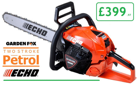 new £399.97 **CLICK & COLLECT or visit and purchase in store** Echo CS4510ES 18" Petrol Chainsaw - 5-Year Warranty - ECHOCS4510ES-18" CS   DEPOSIT