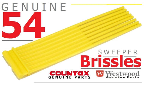 54 x Genuine COUNTAX WESTWOOD - Webbed Powered Sweeper BRISSLES - CXBrissle