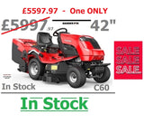 SALE PRICE - £5597.97 *Click & Collect/Buy in store for Regional Delivery* Countax C60 2WD Garden Tractor 42" Cutter Deck CXC60-42 RO