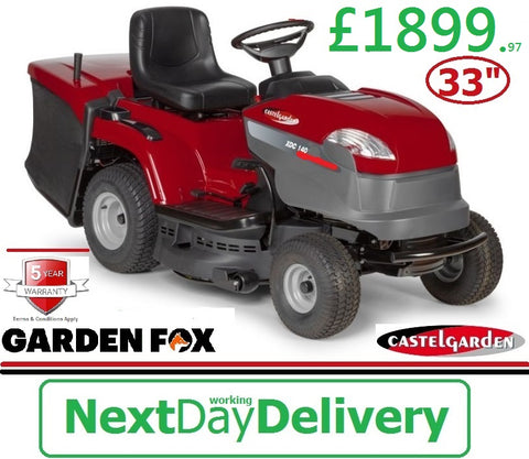 SALE best PRICE -  £1899.97* - CLICK & COLLECT or visit & purchase in store * - new CASTELGARDEN XDC140 Ride on Mower 33" Cut Geared Transmission Key Start Rear Collector RO
