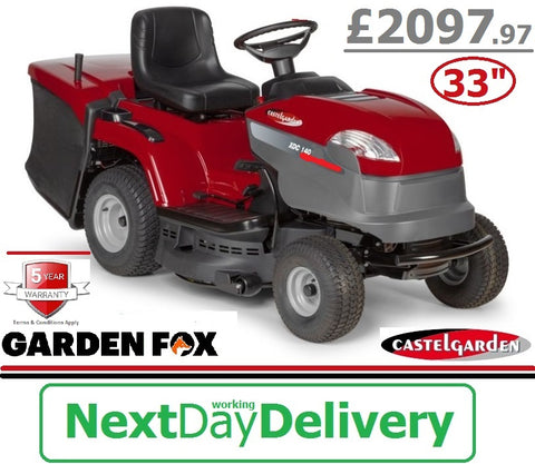 new £2097.97* - CLICK & COLLECT or visit & purchase in store * - new CASTELGARDEN XDC140 Ride on Mower 33" Cut Geared Transmission Key Start Rear Collector RO